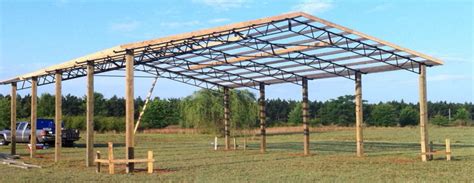 steel truss pole barn